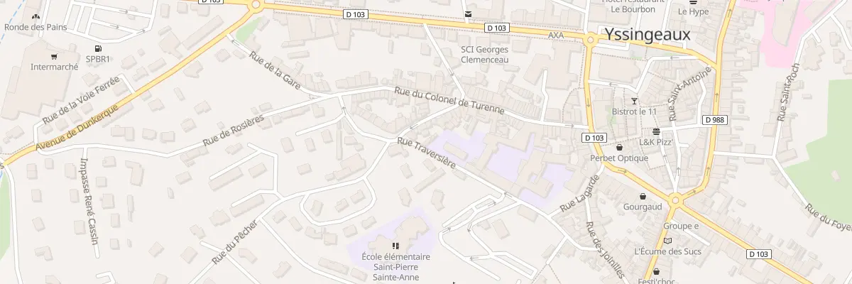 Plan du 18 Rue Traversiere à Yssingeaux
