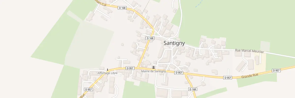 Plan du 4 Rue du Col Goureau à Santigny