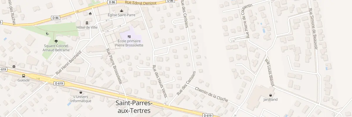 Plan du 30 Rue des Hauts Vents à Saint-Parres-aux-Tertres