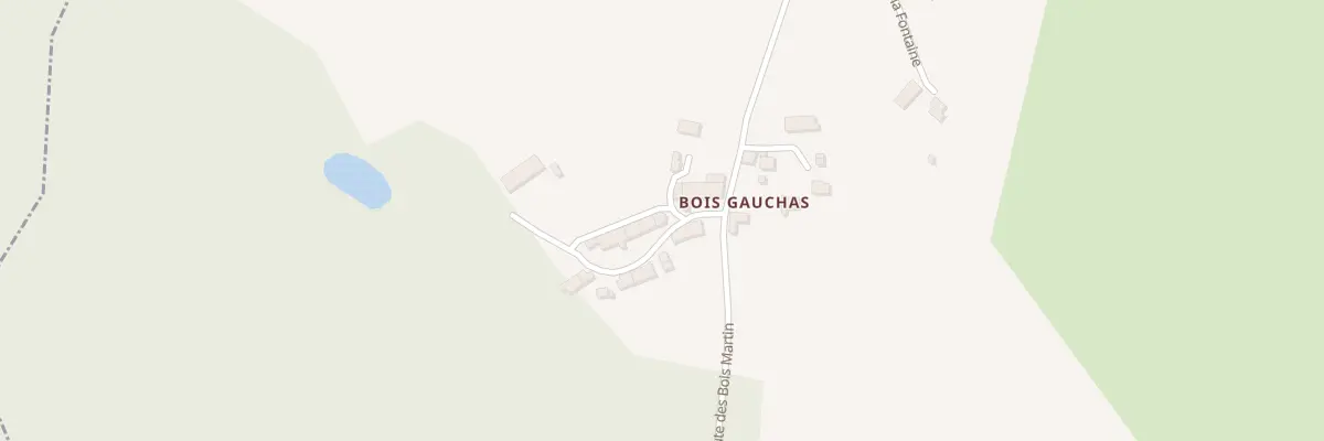 Plan du 5216 Bois Gauchas à Champeau-en-Morvan