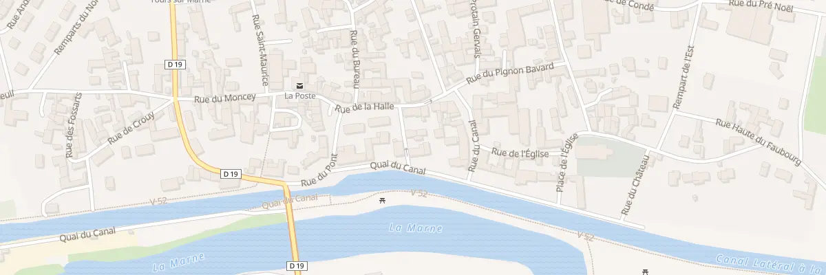 Plan du 3 Pl de la République à Tours-sur-Marne