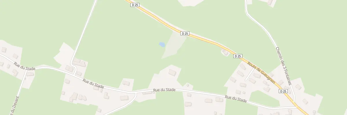 Plan du 358 Rue du Stade à Saint-Vincent-Bragny