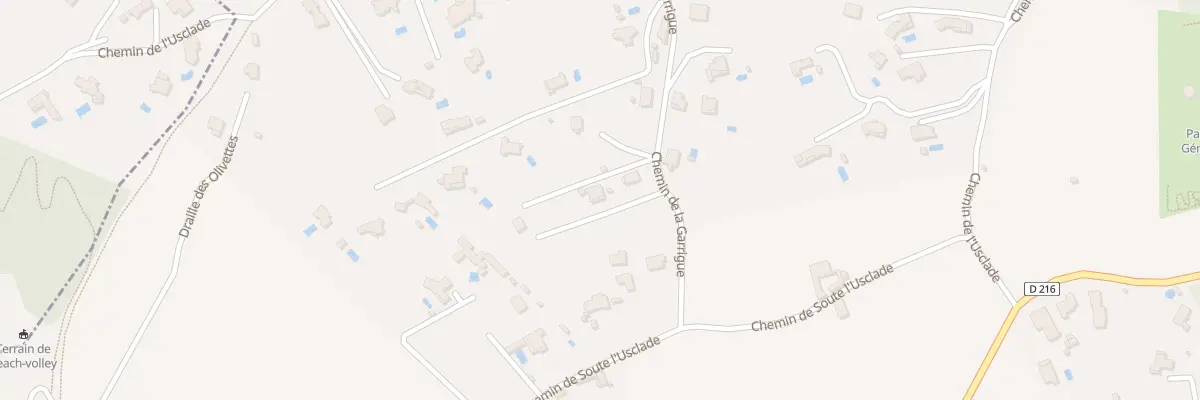 Plan du 11B Che de la Garrigue à Saint-Privat-des-Vieux
