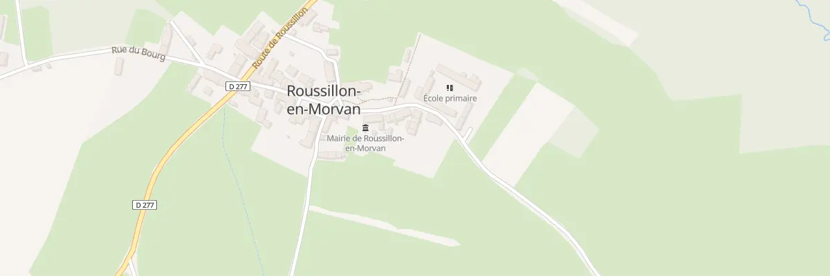 Plan du 5116 Le Bourg à Roussillon-en-Morvan