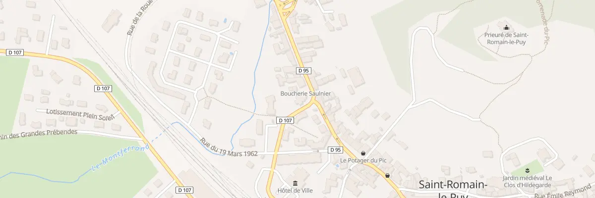 Plan du 13 Rue Léon Portier à Saint-Romain-le-Puy