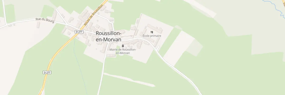 Plan du 3 Rue du Bourg à Roussillon-en-Morvan
