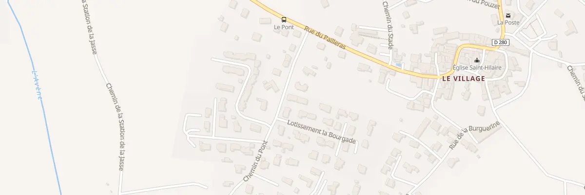 Plan du 1 Lot la Bourgade à Saint-Hilaire-de-Brethmas