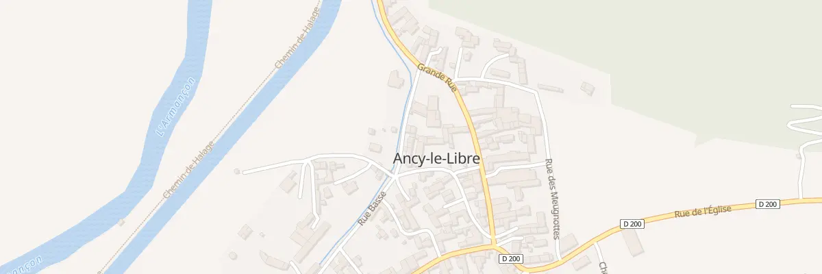 Plan du 7 Rue Basse à Ancy-le-Libre