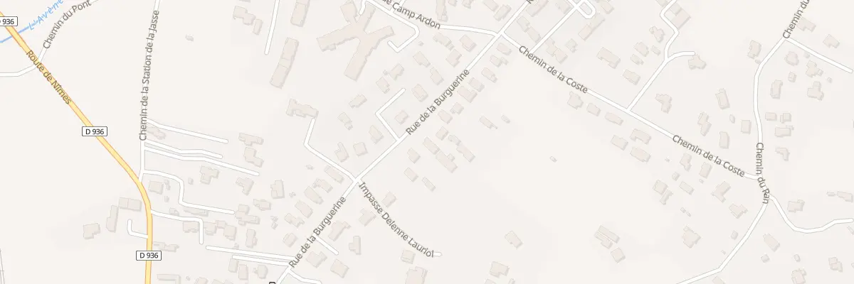Plan du 587 Rue de la Burguerine à Saint-Hilaire-de-Brethmas