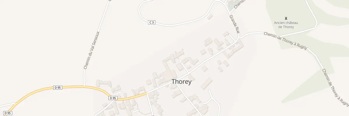 Plan du 6 Le Village à Thorey