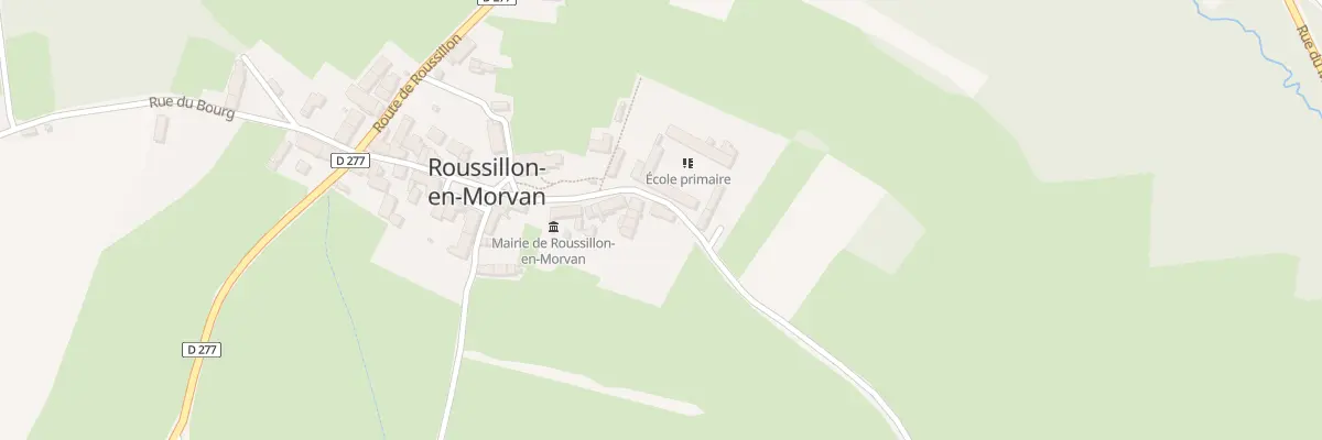Plan du 5118 Le Bourg à Roussillon-en-Morvan