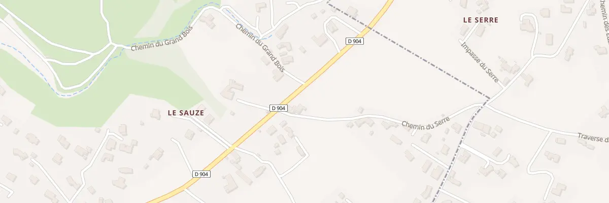Plan du 25 Che du Serre à Saint-Julien-les-Rosiers