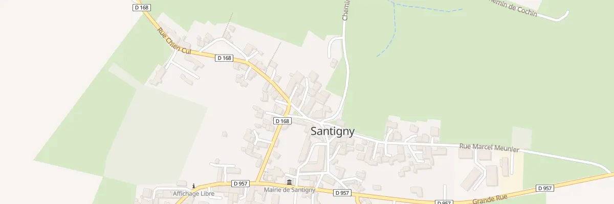 Plan du 10 Pl des Ormes à Santigny
