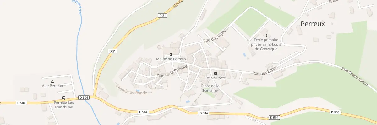 Plan du 66 Rue du Château à Perreux