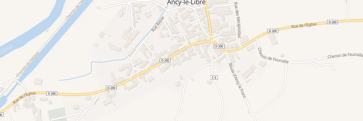 Plan du 29 Rue de l’Église à Ancy-le-Libre