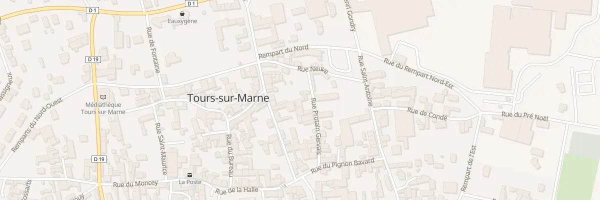 Plan du 7 Rue Protain Gervais à Tours-sur-Marne