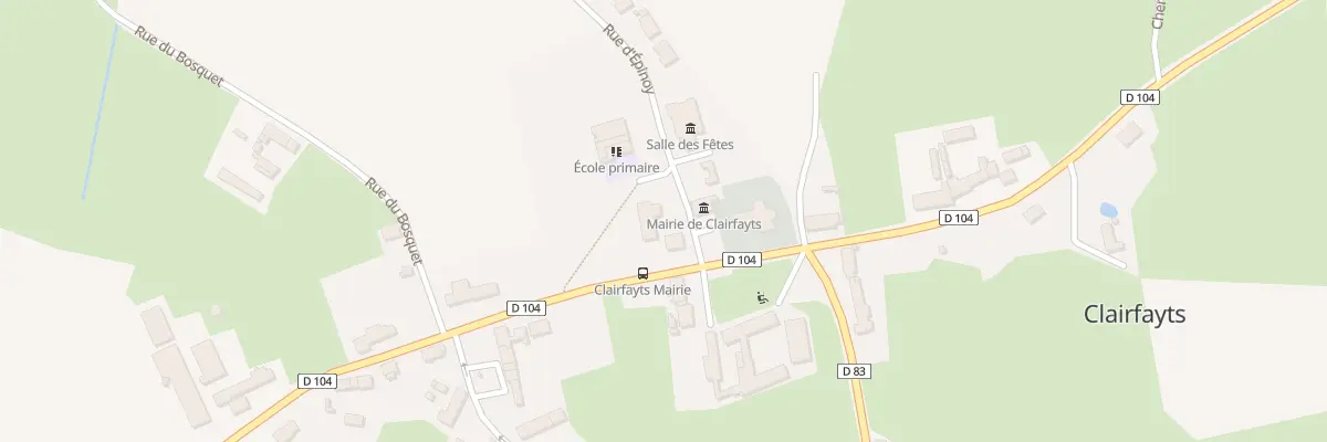 Plan du 2 Rue Haute à Clairfayts