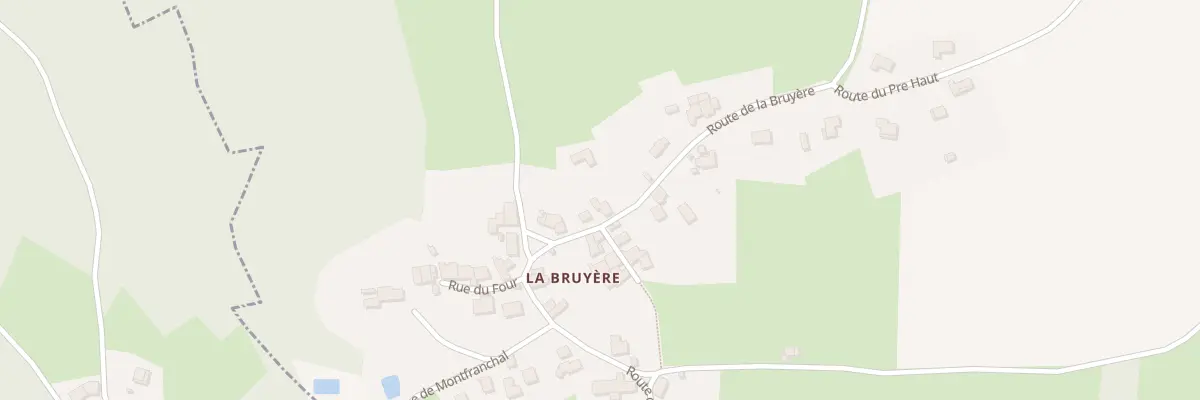 Plan du 848 Rte de la Bruyere à Aboën