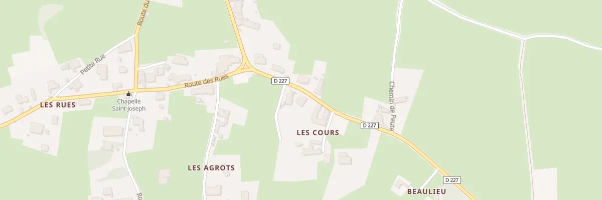 Plan du 114 Rte de Charlieu à Fleury-la-Montagne