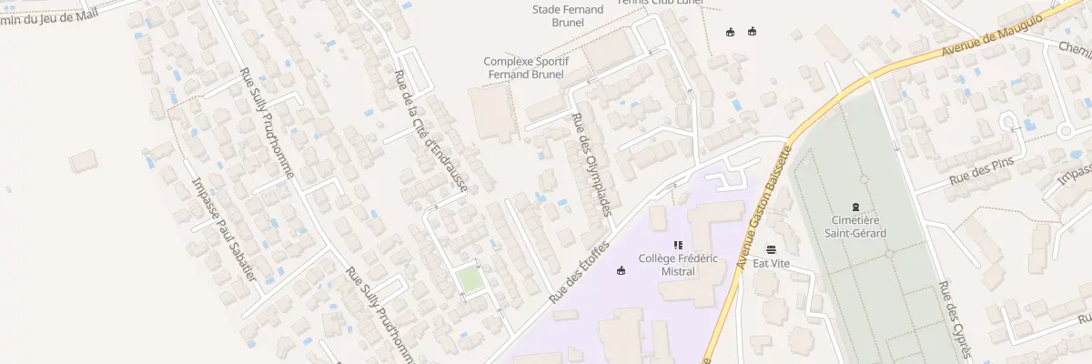 Plan du 235C Rue des Olympiades à Lunel