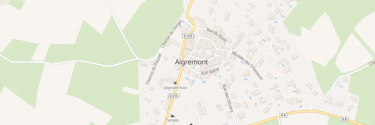 Plan du 1 Rue Basse à Aigremont