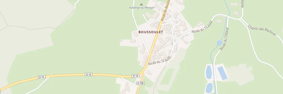 Plan du 5217 Boussoulet à Champclause