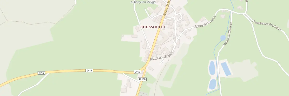 Plan du 5218 Boussoulet à Montusclat