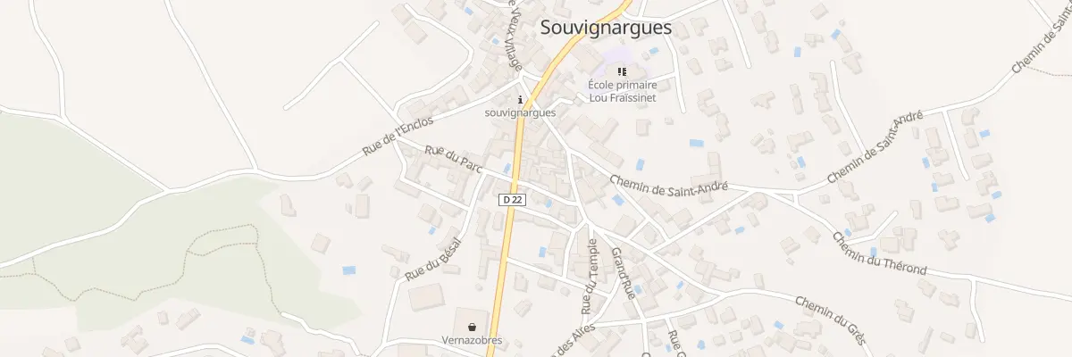 Plan du 3 Rue des Quatre Chemins à Souvignargues