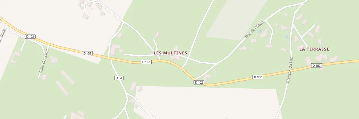 Plan du 1843 Rte de Saint-Marcellin à Boisset-Saint-Priest