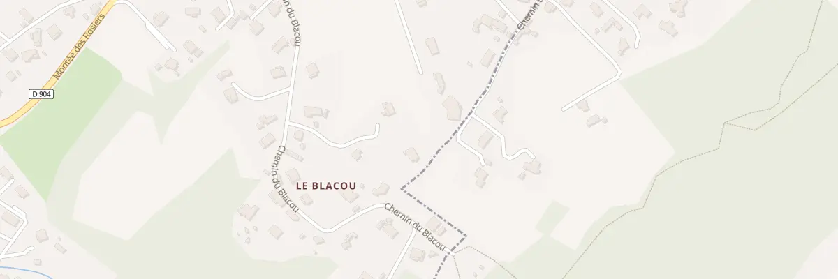 Plan du 265A Che du Blacou à Saint-Julien-les-Rosiers