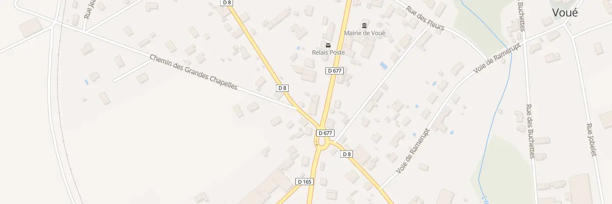 Plan du 1 Rte de Saint-rémy à Voué
