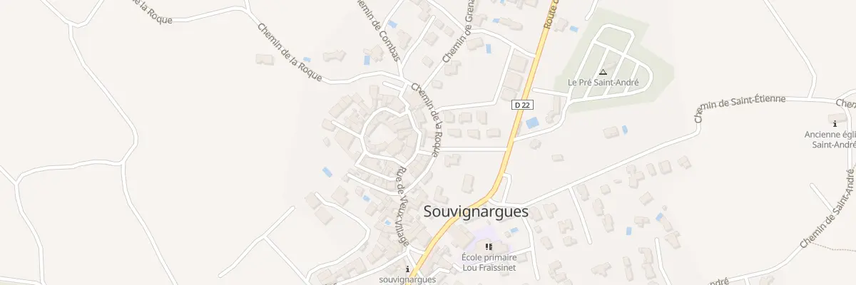 Plan du 19 Che de Ronde à Souvignargues
