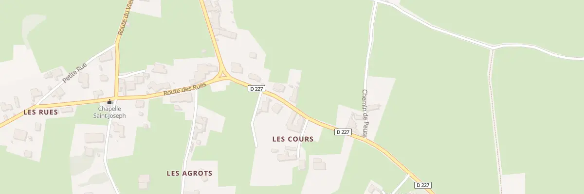 Plan du 121 Rte de Charlieu à Fleury-la-Montagne