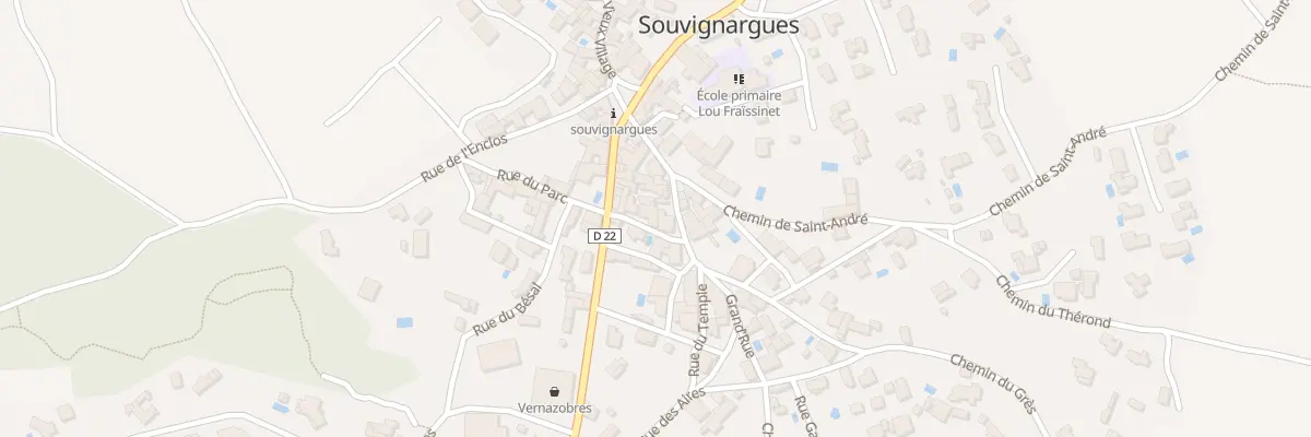 Plan du 10 Grand’Rue à Souvignargues