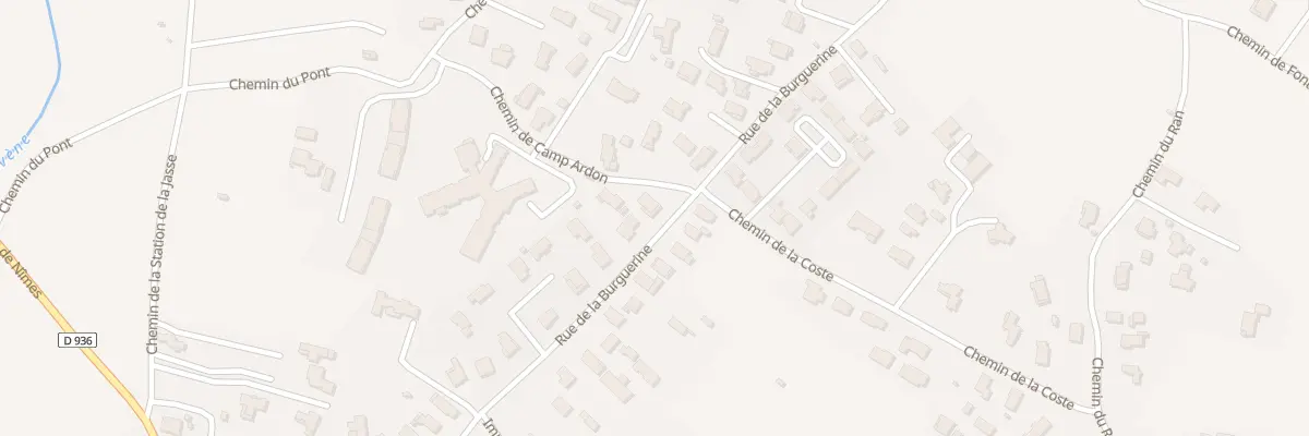 Plan du 448 Rue de la Burguerine à Saint-Hilaire-de-Brethmas