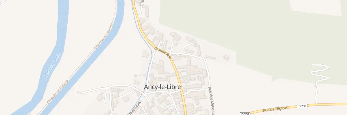 Plan du 21 Gr Grande Rue à Ancy-le-Libre