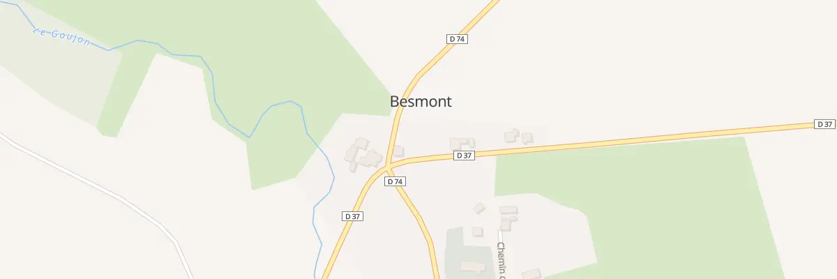 Plan du 3 Rte de Beaume à Besmont