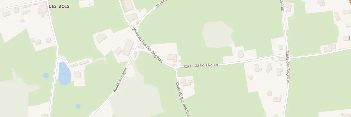 Plan du 291 Rte du Bas des Bruyeres à Fleury-la-Montagne