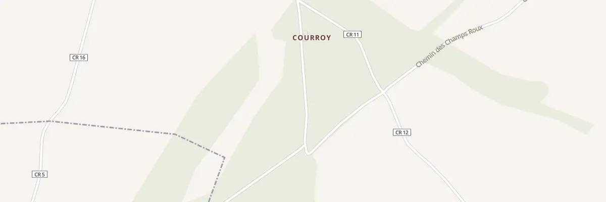 Plan du 156A Courroy à Sarry
