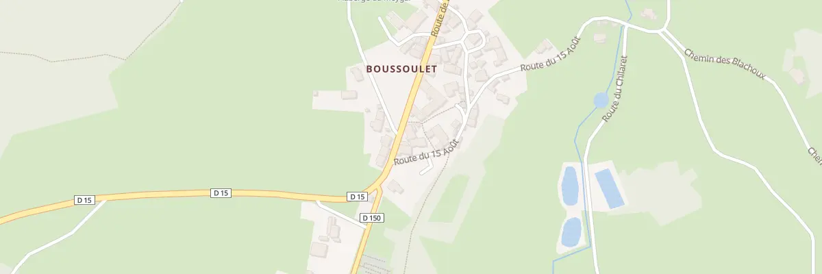 Plan du 5213 Boussoulet à Champclause
