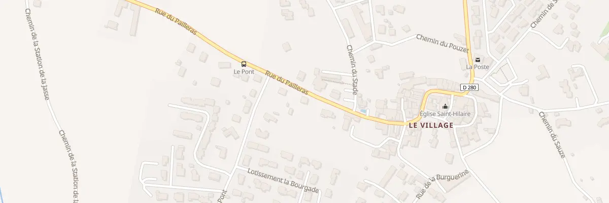 Plan du 191 Rue du Pailleras à Saint-Hilaire-de-Brethmas