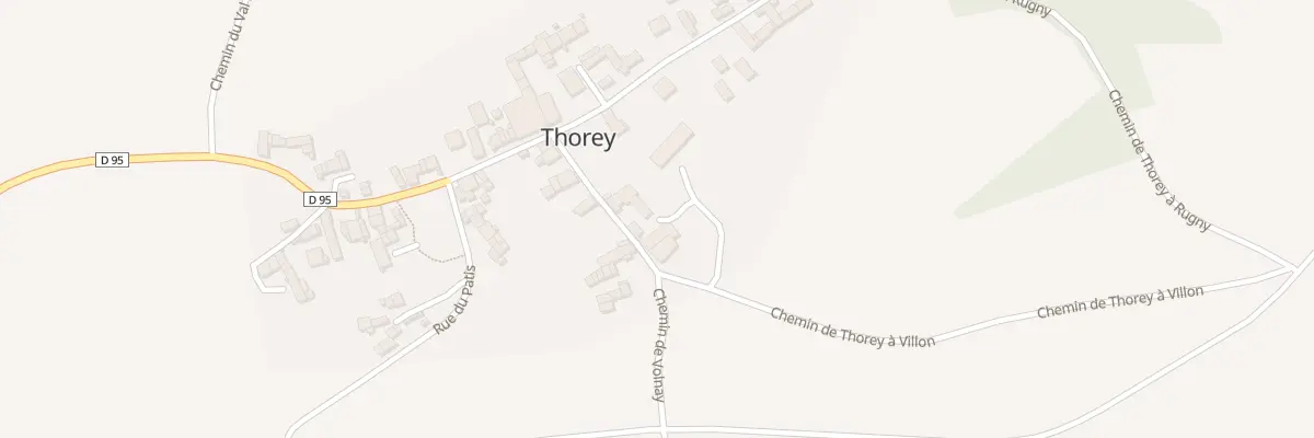 Plan du 5 Rue de la Voie aux Chêvres à Thorey