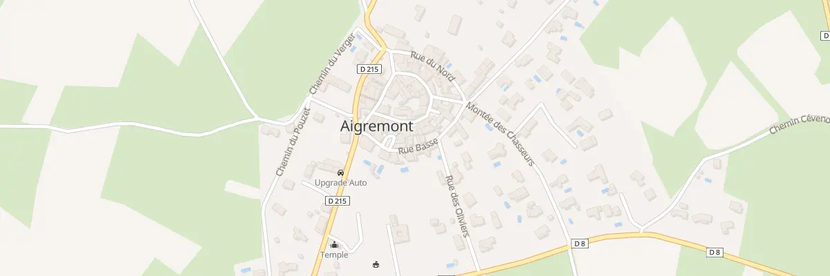 Plan du 8 Pl Léon Castanet à Aigremont