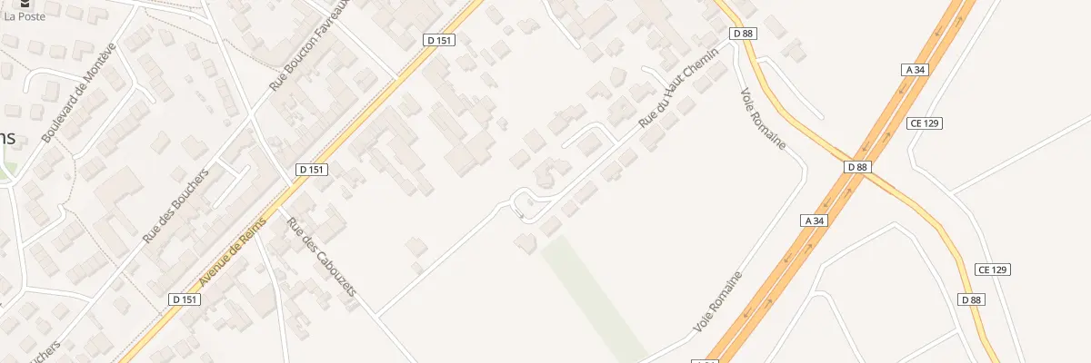 Plan du 6 Rue du Haut Chemin à Witry-lès-Reims