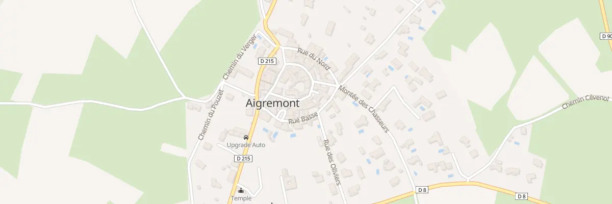 Plan du 15 Rue du Château à Aigremont