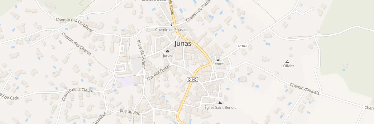 Plan du 2 Rue du Pioch à Junas
