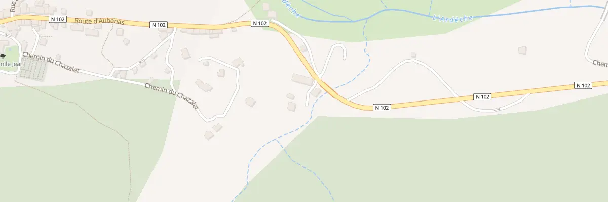 Plan du 6220 Le Claux à Mayres