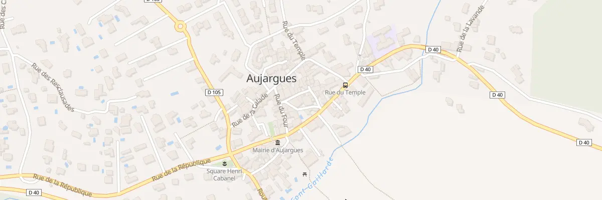 Plan du 4 Rue du Cordonnier à Aujargues