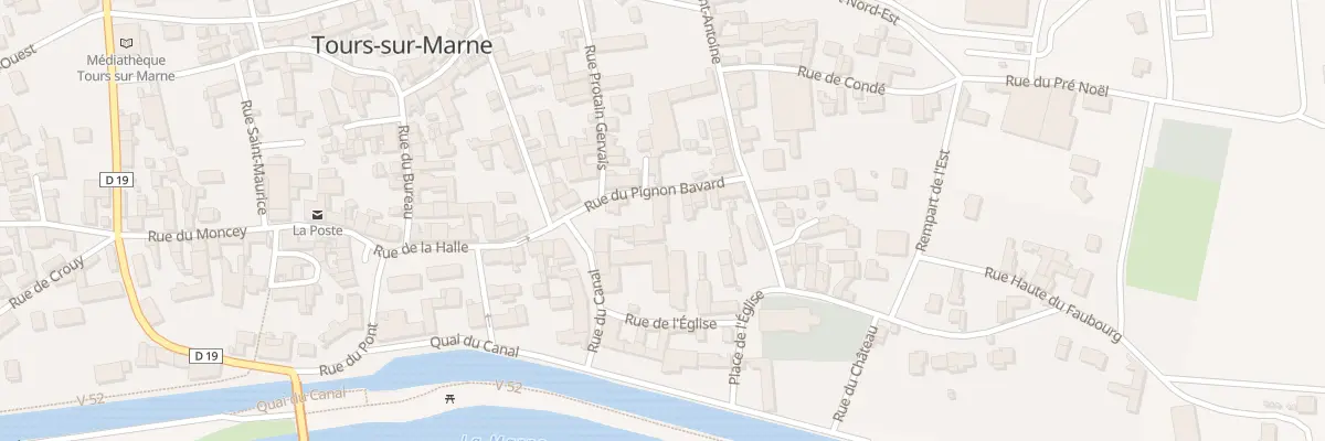 Plan du 4 Rue du Pignon Bavard à Tours-sur-Marne