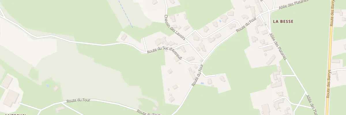 Plan du 13 Rte du Suc d’Antreuil à Yssingeaux